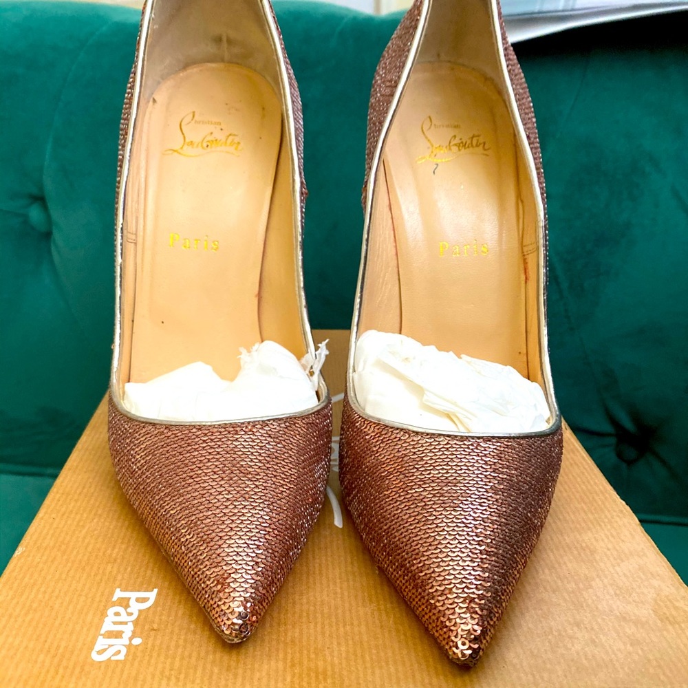 Christian Louboutin So Kate 120 Paill Siren/Nap La